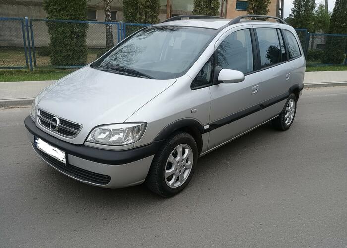 Grajewo ogłoszenia: Opel Zafira  lift 2004rok 1.6 Ben + Gaz . Auto 7 osobowe.stan...