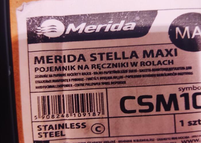 Grajewo ogłoszenia: Sprzedam pojemnik na ręczniki w rolkach ze stali nierdzewnej