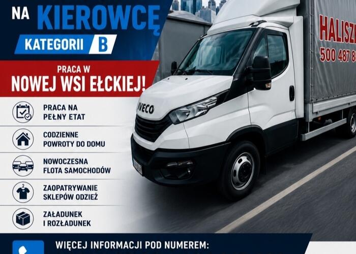 Grajewo ogłoszenia: Pilnie poszukujemy kandydatów na stanowisko Kierowcy